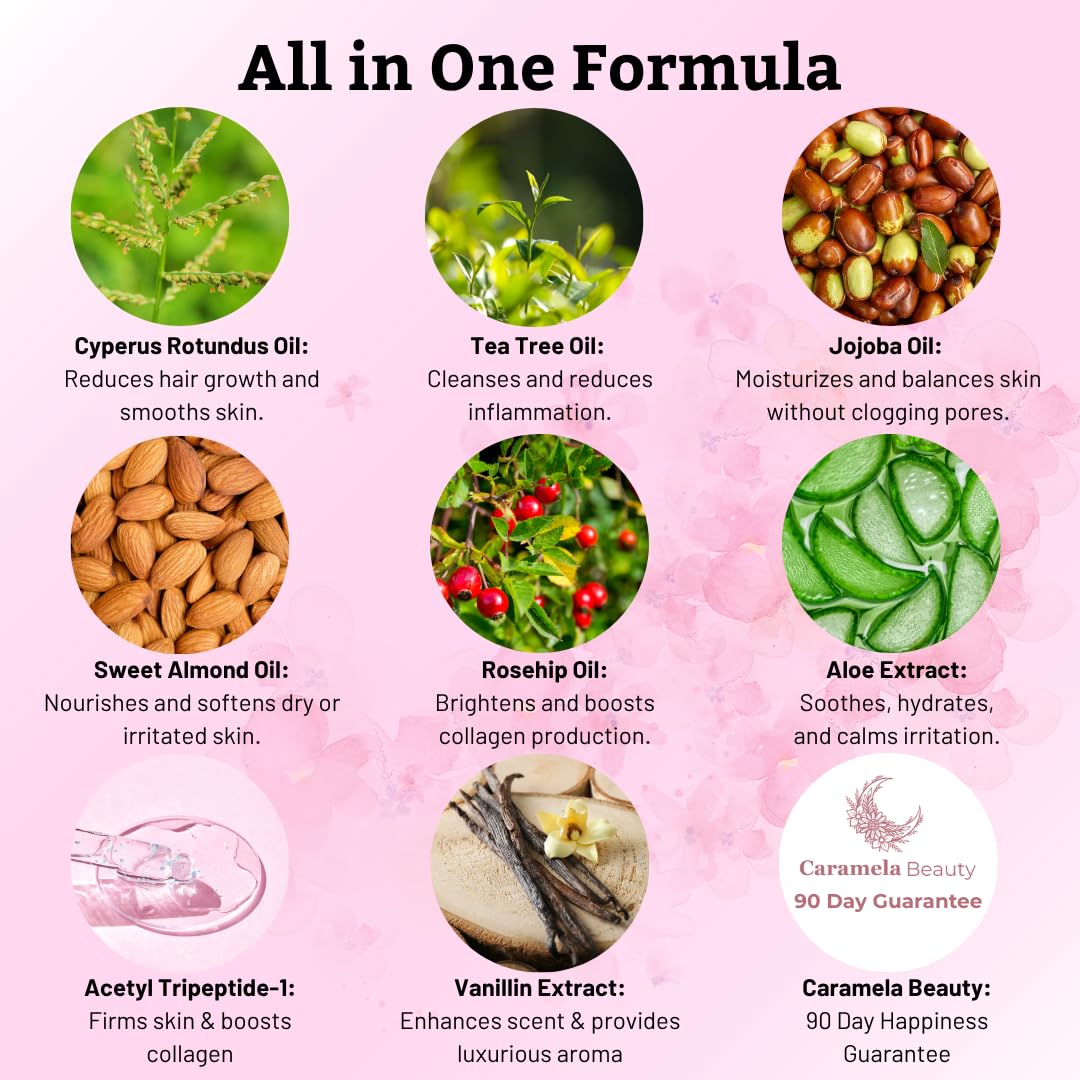 OceAura Cyperus Rotundus Oil for Hair Removal After Shave