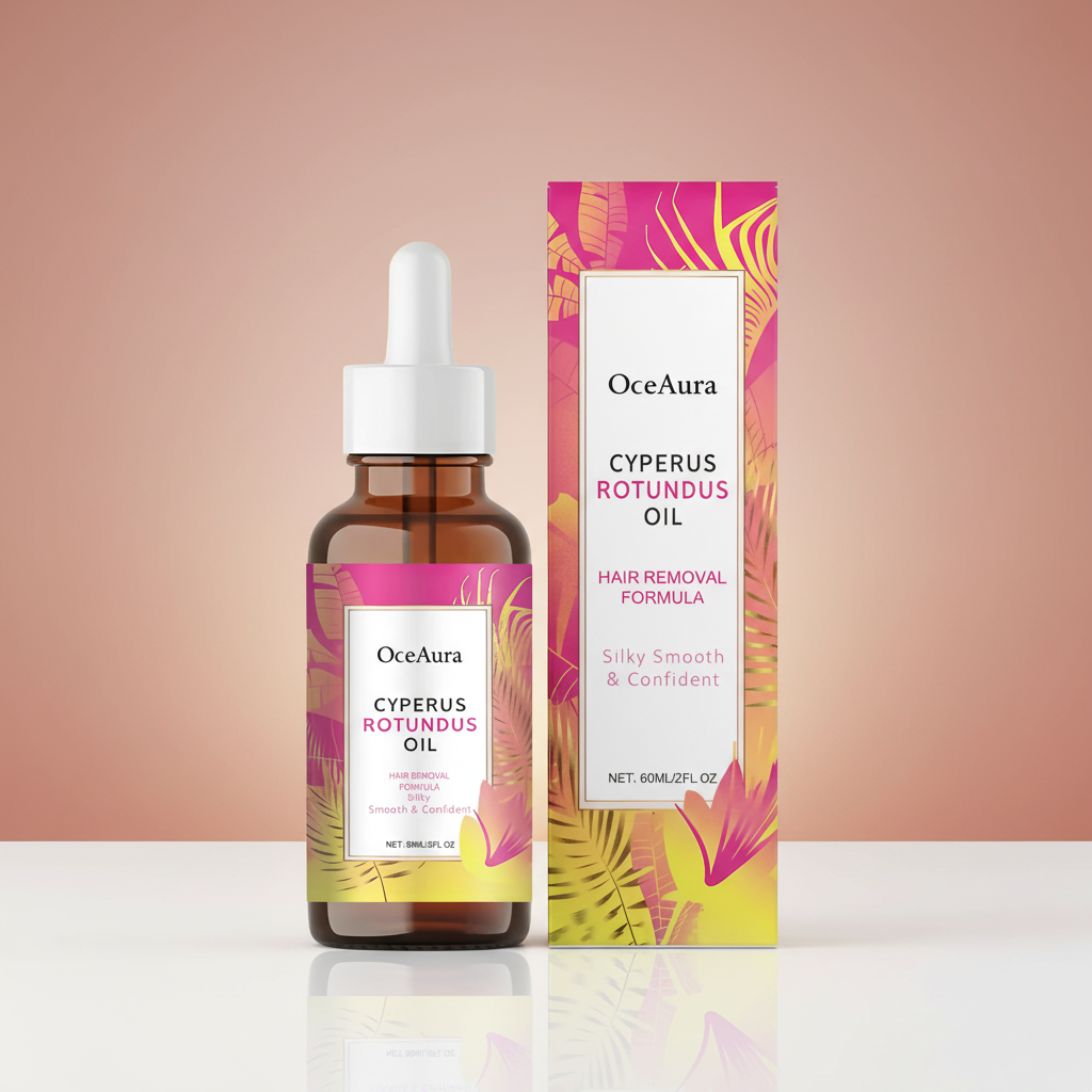 OceAura Cyperus Rotundus Oil for Hair Removal After Shave