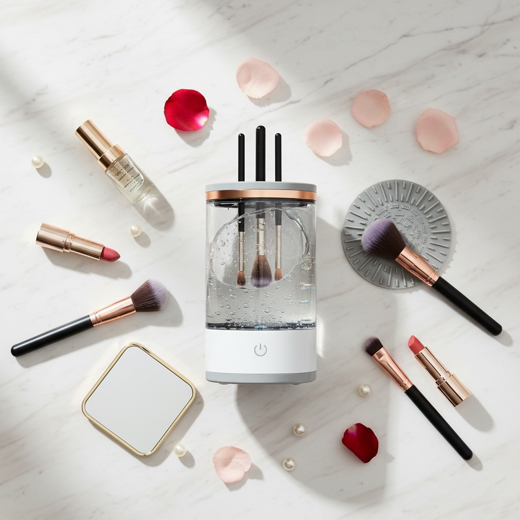 Electric Makeup Brush Cleaner Machine
